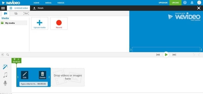 wevideo start
