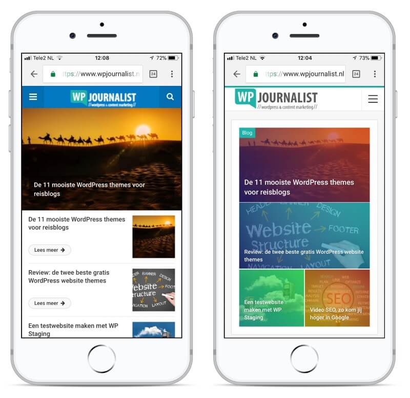 mobile first voor websites