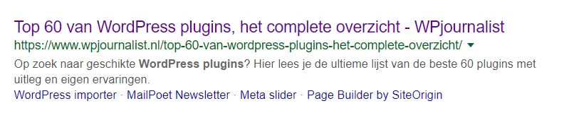 META-description in search